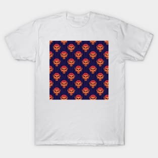 Red Halloween Pattern T-Shirt